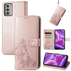 ART FLOWERS Peňaženkový kryt Nokia G42 5G svetloružový