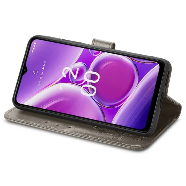 ART FLOWERS Peňaženkový kryt Nokia G42 5G šedý