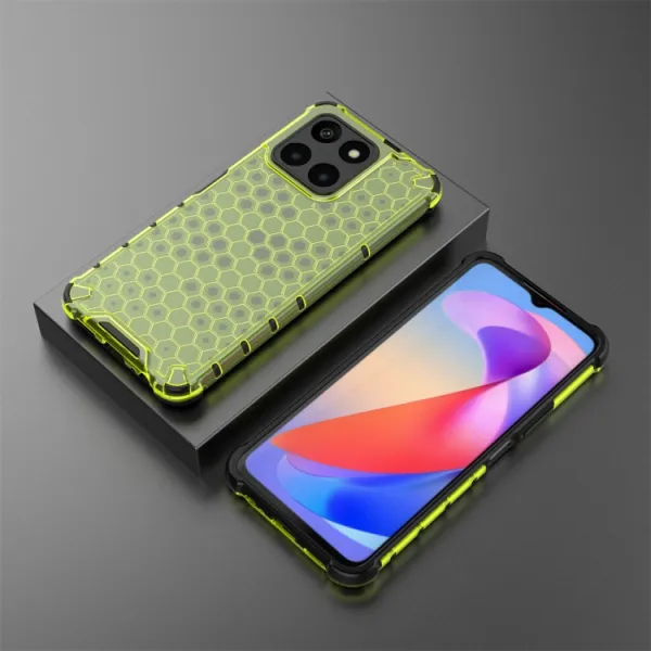 HONEYCOMB Ochranný kryt Honor X6a zelený