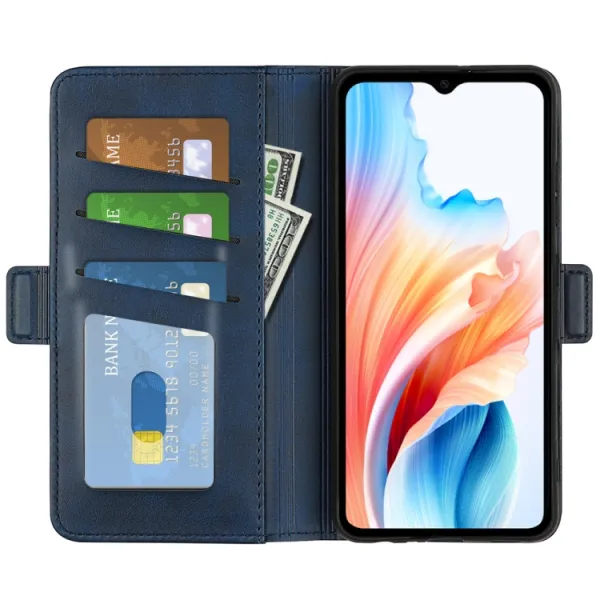 SIDE Peňaženkové puzdro pre Oppo A38 modré
