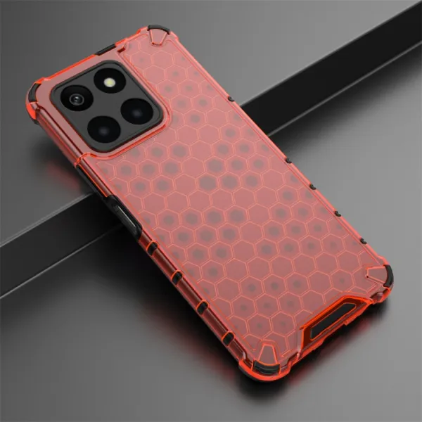 HONEYCOMB Ochranný kryt Honor X6a červený