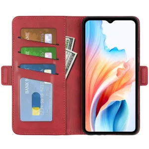 SIDE Peňaženkové puzdro pre Oppo A38 červené