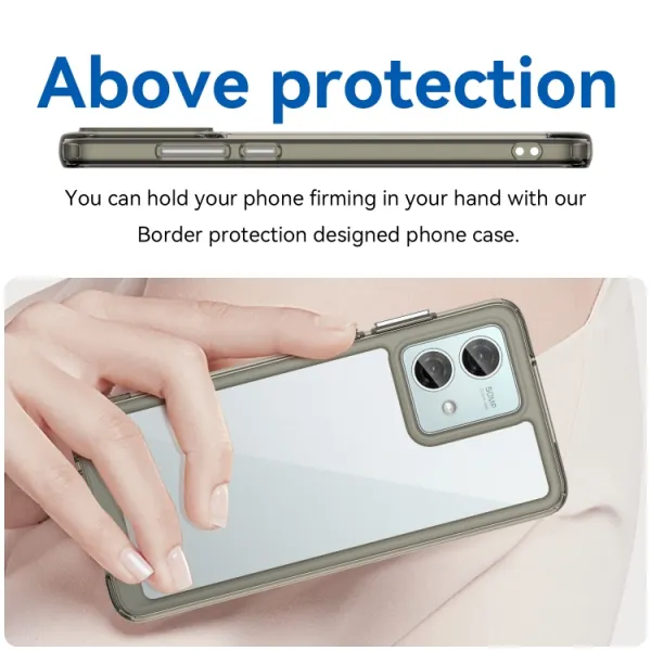 CRYSTAL Ochranný kryt pre Motorola Moto G84 5G šedý