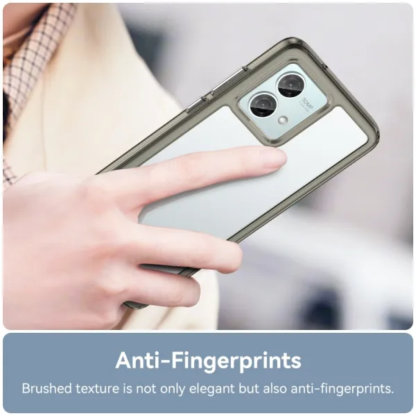 CRYSTAL Ochranný kryt pre Motorola Moto G84 5G šedý