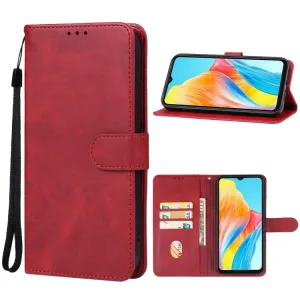 SMOOTH Peňaženkové puzdro pre Oppo A38 červené
