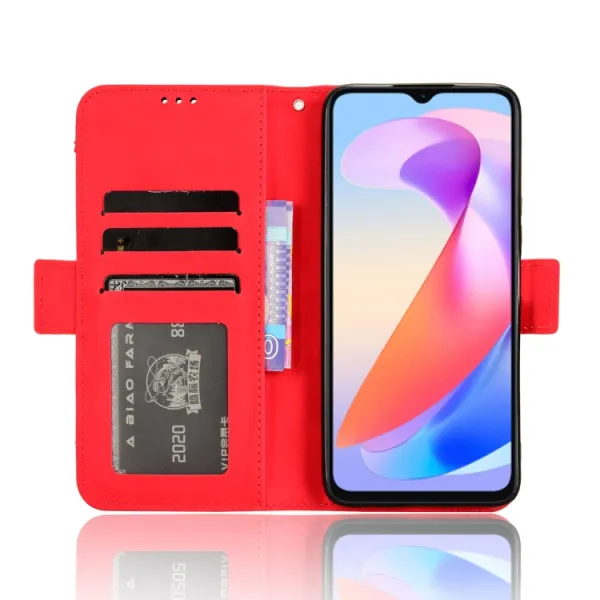 SLOT Peňaženkový obal pre Honor X6a červený