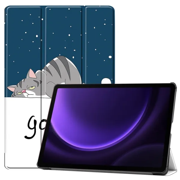 ART Zaklápacie puzdro pre Samsung Galaxy Tab S9 FE / Tab S10 FE / Tab S10 Lite LAZY CAT