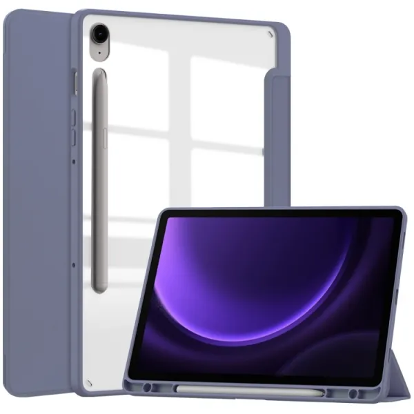 CRYSTAL Zaklápacie puzdro Samsung Galaxy Tab S9 FE / Tab S10 FE / Tab S10 Lite fialové