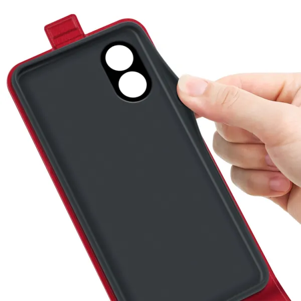 Vyklápacie puzdro pre Oppo A38 červené