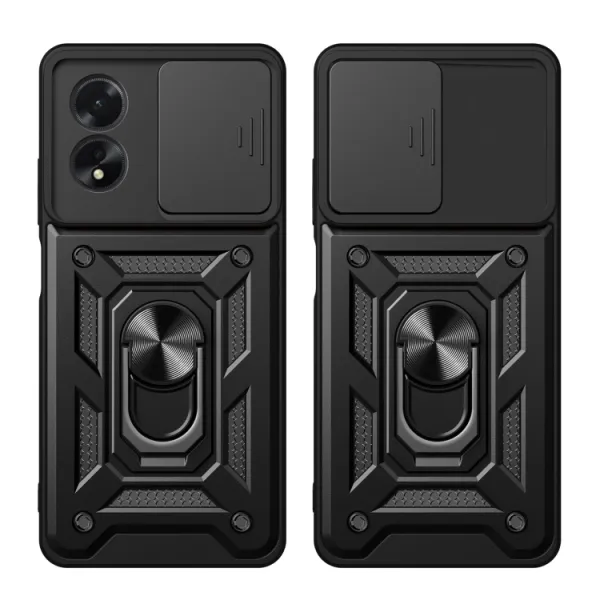 RING CAMERA Kryt s držiakom pre Oppo A38 modrý
