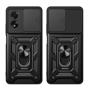 RING CAMERA Kryt s držiakom pre Oppo A38 modrý
