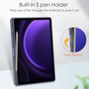 CRYSTAL Zaklápacie puzdro Samsung Galaxy Tab S9 FE / Tab S10 FE / Tab S10 Lite fialové