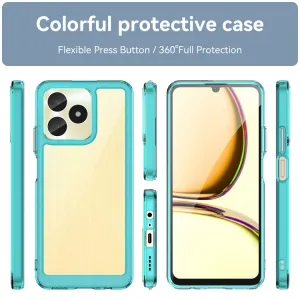 CRYSTAL Ochranný kryt pre Realme C51 tyrkysový