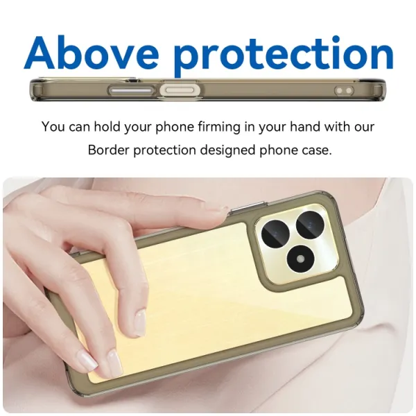 CRYSTAL Ochranný kryt pre Realme C51 šedý