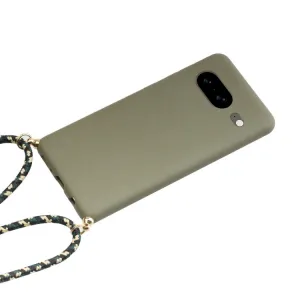 ROPE Kryt so šnúrkou Google Pixel 8 tmavozelený