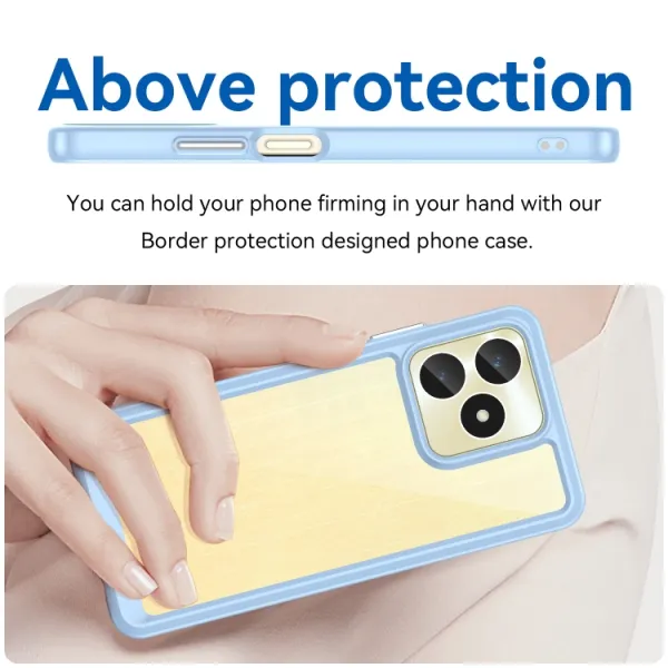CRYSTAL Ochranný kryt pre Realme C51 modrý