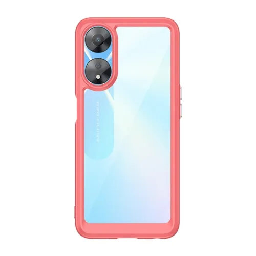 CRYSTAL Ochranný kryt pre Oppo A78 červený