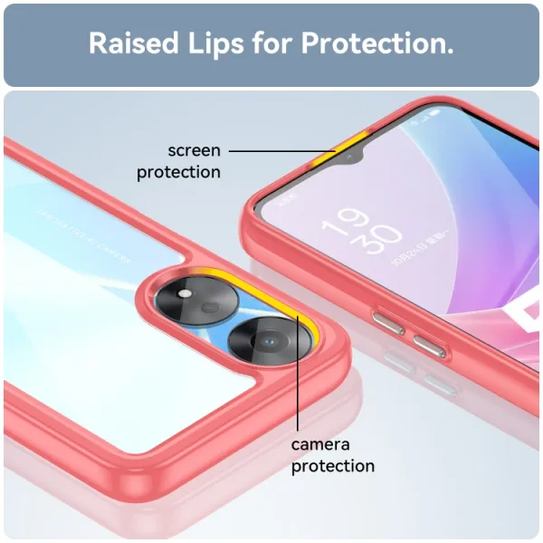 CRYSTAL Ochranný kryt pre Oppo A78 modrý