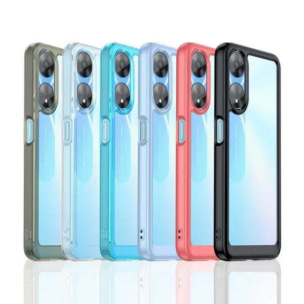 CRYSTAL Ochranný kryt pre Oppo A78 modrý