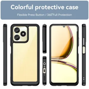 CRYSTAL Ochranný kryt pre Realme C51 čierny