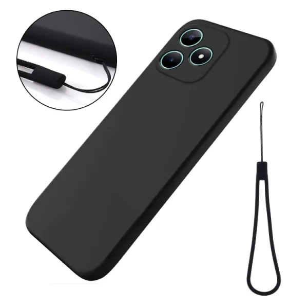 RUBBER Ochranný kryt pre Realme C51 čierny