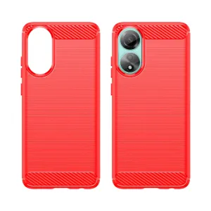 FLEXI TPU Kryt pre Oppo A78 červený
