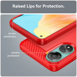FLEXI TPU Kryt pre Oppo A78 červený
