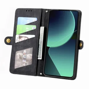 GEOM Peňaženkové puzdro pre Xiaomi 13T / 13T Pro čierne