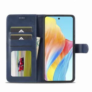 IMEEKE Peňaženkový obal pre Oppo A78 modrý