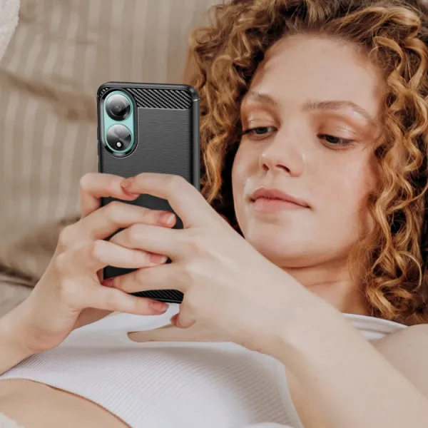 FLEXI TPU Kryt pre Oppo A78 čierny
