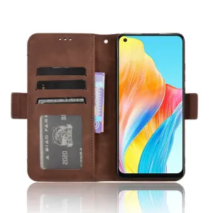 SLOT Peňaženkový obal pre Oppo A78 hnedý