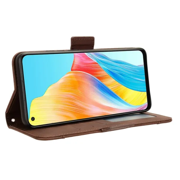 SLOT Peňaženkový obal pre Oppo A78 hnedý