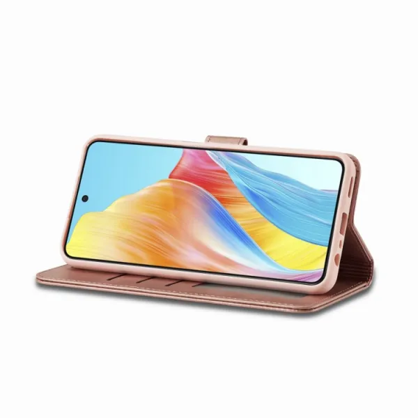 IMEEKE Peňaženkový obal pre Oppo A78 ružovozlatý