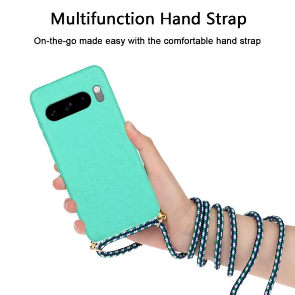 ROPE Kryt so šnúrkou Google Pixel 8 Pro svetlozelený