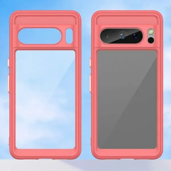 CRYSTAL Ochranný kryt pre Google Pixel 8 Pro červený