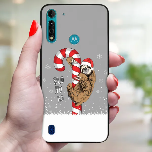 MY ART Kryt s vianočným dizajnom Motorola Moto G8 Power Lite CANDY (076)