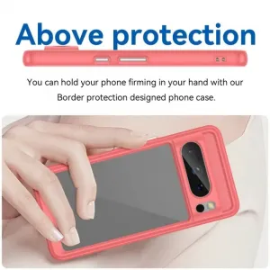 CRYSTAL Ochranný kryt pre Google Pixel 8 Pro červený