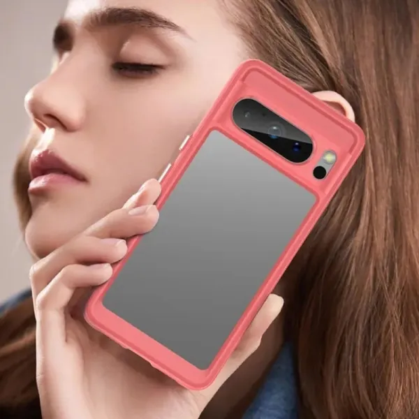 CRYSTAL Ochranný kryt pre Google Pixel 8 Pro červený
