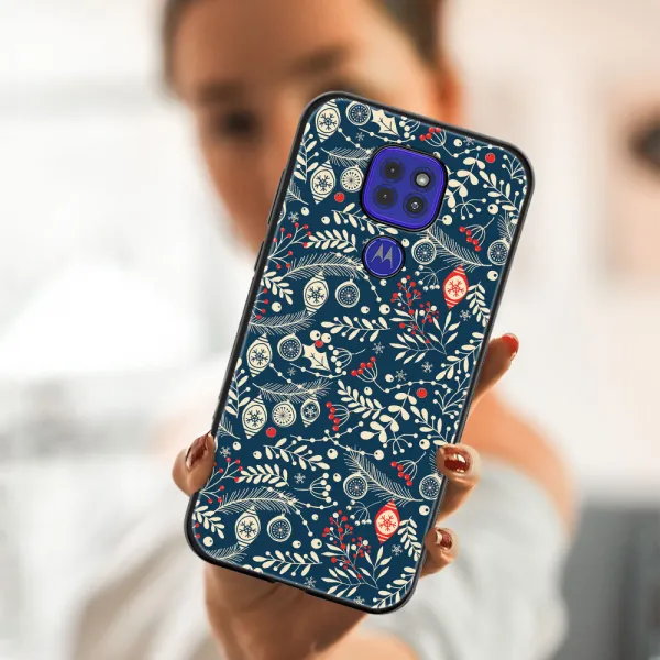 MY ART Kryt s vianočným dizajnom Motorola Moto G9 Play / E7 Plus MISTLETOE (070)