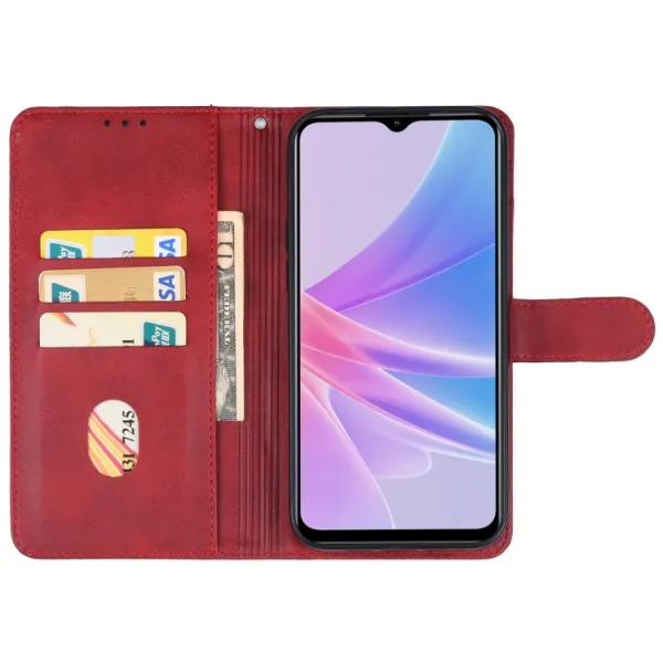 SMOOTH Peňaženkové puzdro pre Oppo A78 červené