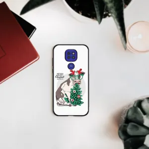 MY ART Kryt s vianočným dizajnom Motorola Moto G9 Play / E7 Plus MERRY CHRISTMAS (074)