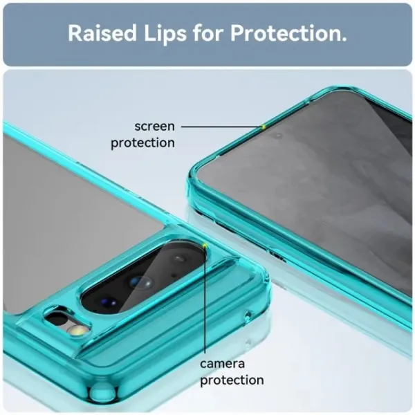 CRYSTAL Ochranný kryt pre Google Pixel 8 Pro tyrkysový