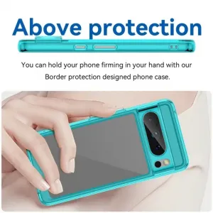 CRYSTAL Ochranný kryt pre Google Pixel 8 Pro tyrkysový