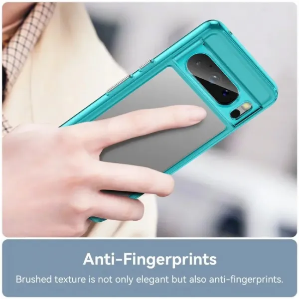CRYSTAL Ochranný kryt pre Google Pixel 8 Pro tyrkysový