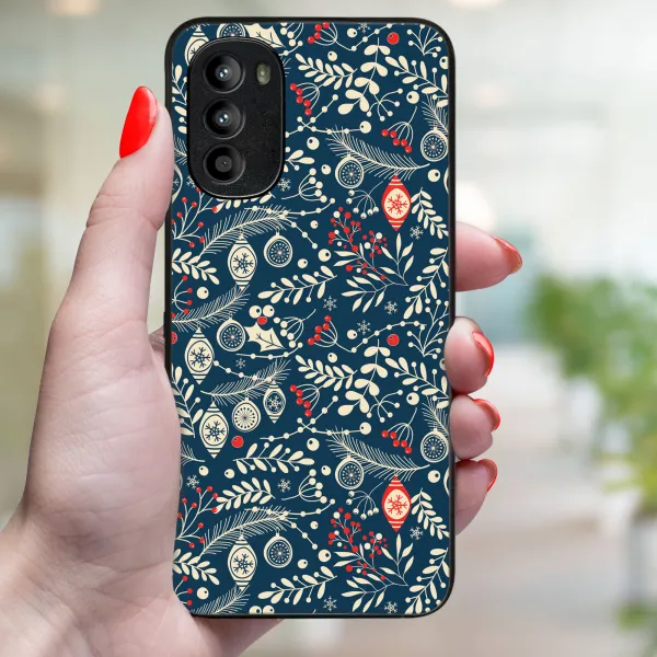 MY ART Kryt s vianočným dizajnom Motorola Moto G52 MISTLETOE (070)