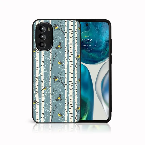 MY ART Kryt s vianočným dizajnom Motorola Moto G52 BIRCH (072)