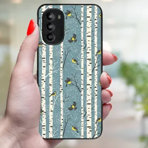 MY ART Kryt s vianočným dizajnom Motorola Moto G52 BIRCH (072)