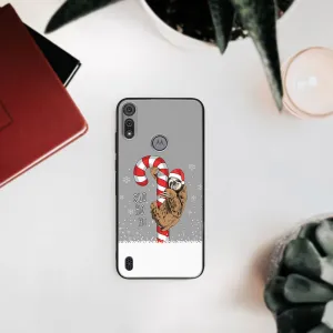 MY ART Kryt s vianočným dizajnom Motorola Moto E6s CANDY (076)