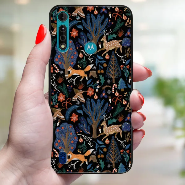 MY ART Kryt s vianočným dizajnom Motorola Moto G8 Power Lite WINTER (071)