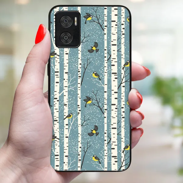 MY ART Kryt s vianočným dizajnom Motorola Moto E22 / E22i BIRCH (072)